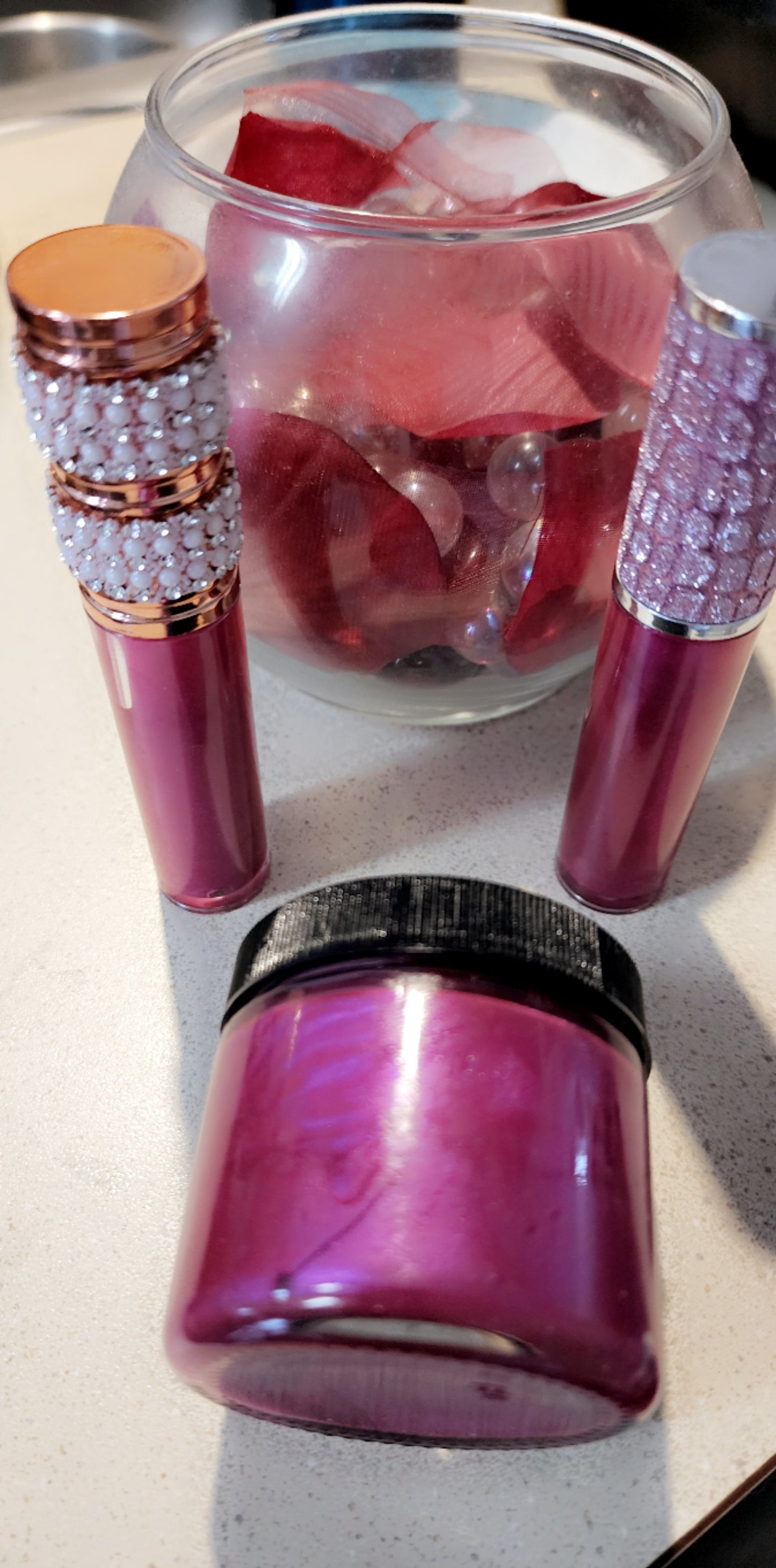 Deep Pink Vitamin E Lipgloss